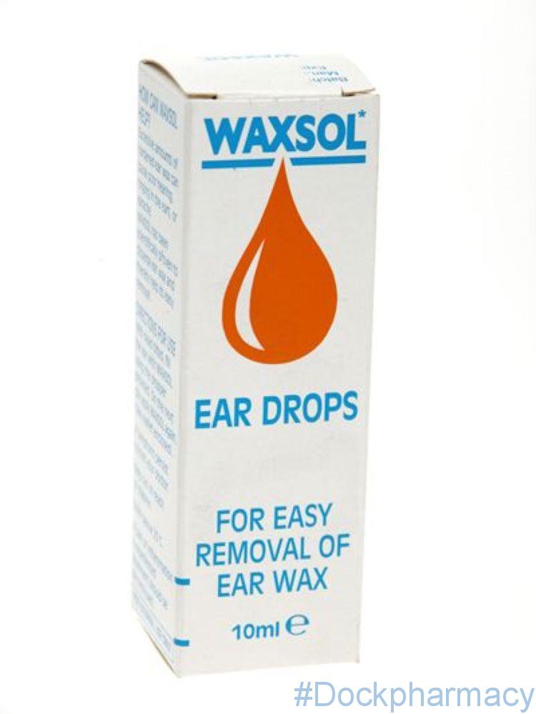 Buy Waxsol Ear Drops Ml Dock Pharmacy