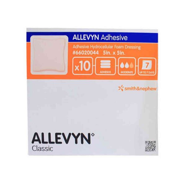 ALLEVYN Adhesive 12.5cm X 12.5cm Dressing, 10 Dressings