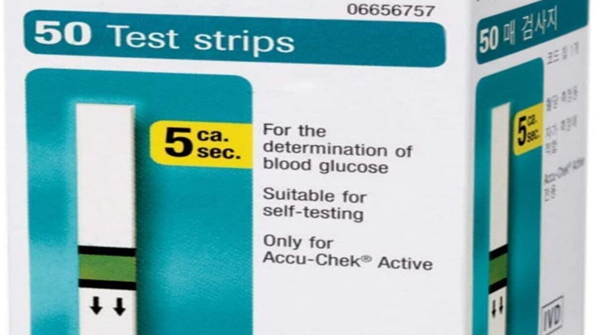 accu chek active 50 strips with lancets