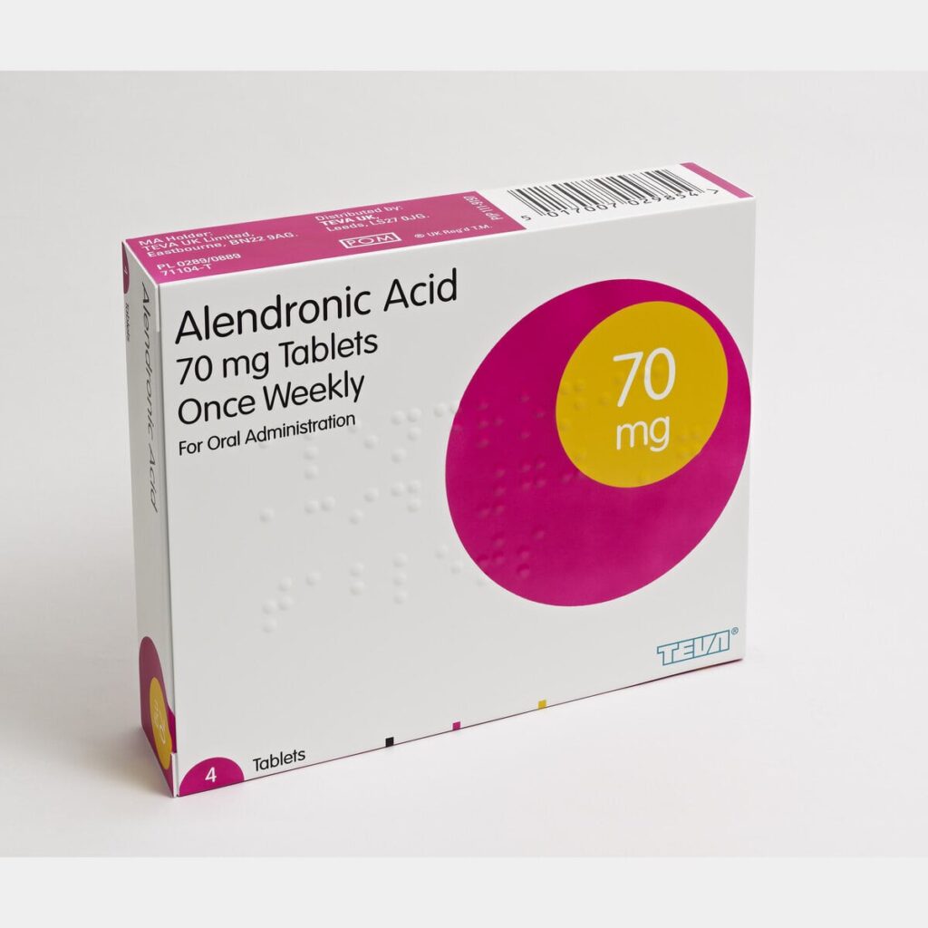 Alendronic Acid 70 mg tablets, 4 Tablets - Dock Pharmacy