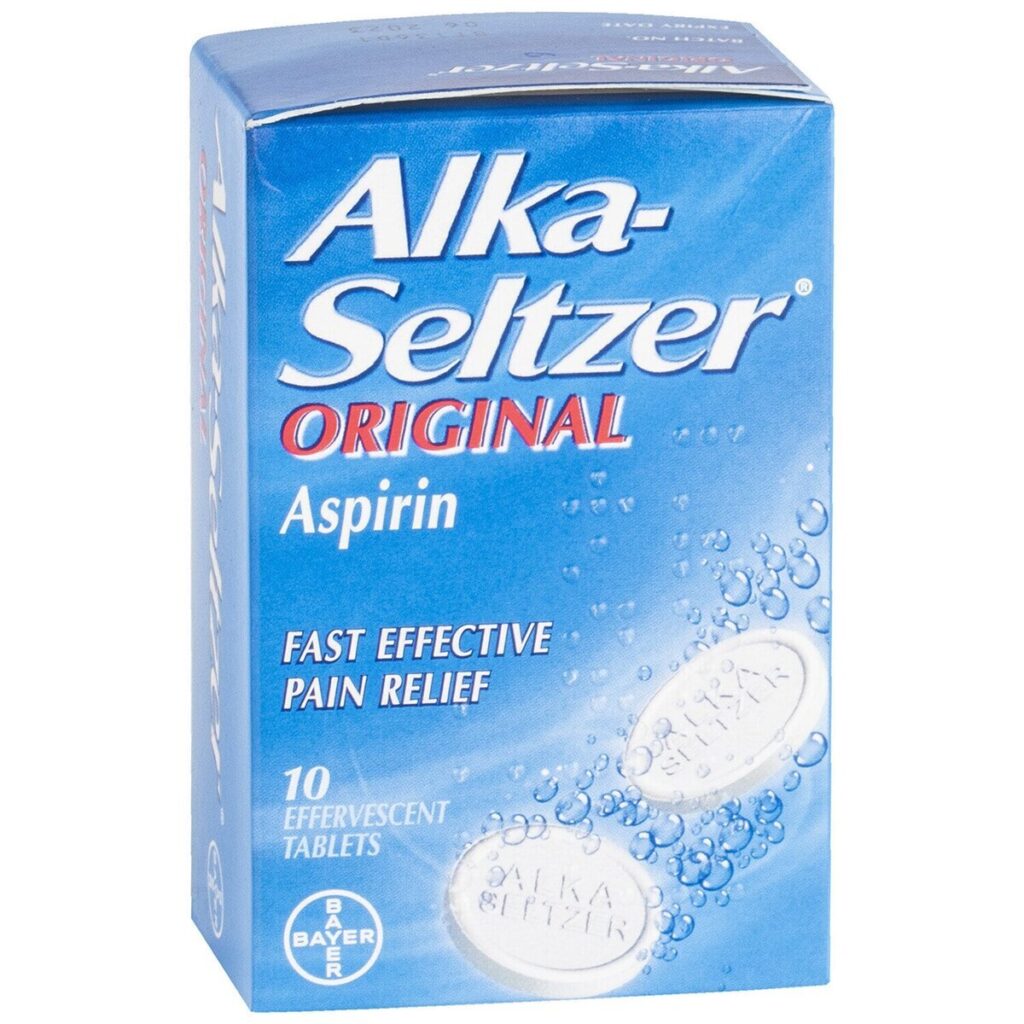 Buy Alka Seltzer Original Effervescent Tablets, 10 Tablets - Dock Pharmacy