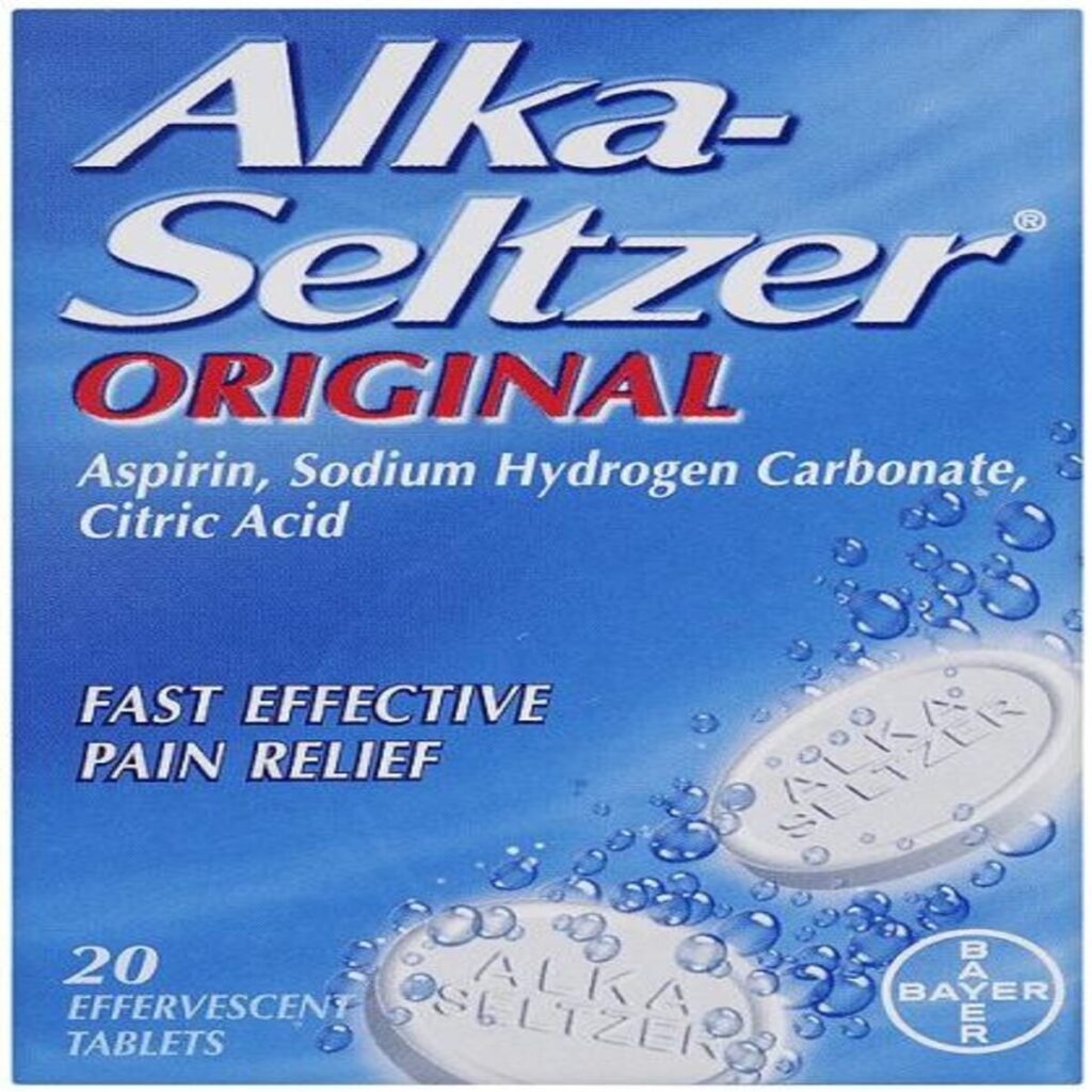 Buy Alka Seltzer Original Effervescent Tablets, 20 Tablets - Dock Pharmacy