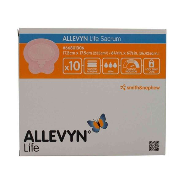 Allevyn Life Sacrum 21.6cm X 23cm Dressing, 10 Dressing