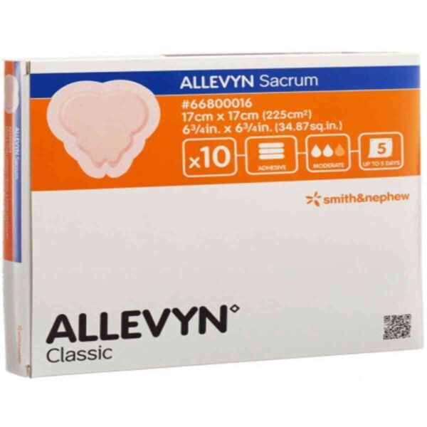 Allevyn Life Sacrum Dressing 17.2cm X 17.5cm, 10 Dressing