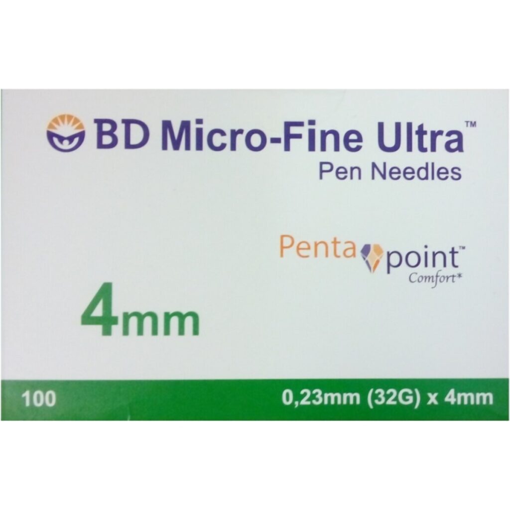 Buy BD Microfine Ultra Pen Needles 4mm 32G, 100's - Dock Pharmacy