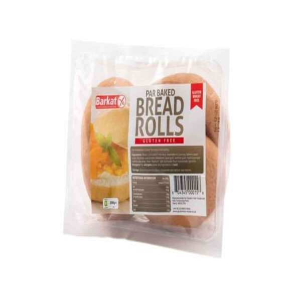 Barkat Gluten Free Par Baked Bread Rolls