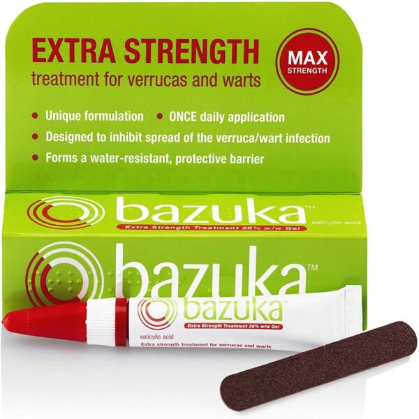 Bazuka Extra Strength Treatment Verrucas And Warts Gel