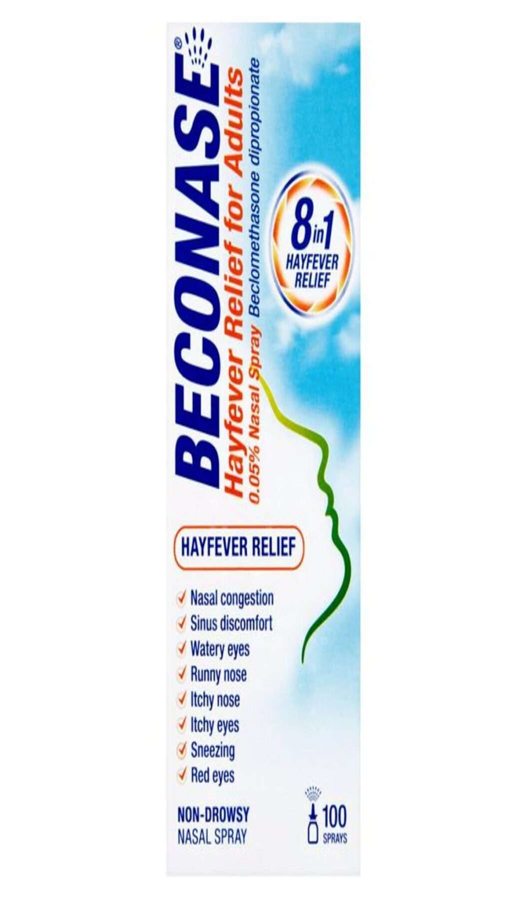 Buy Beconase Hayfever Relief For Adults Spray, 100 Dose - Dock Pharmacy