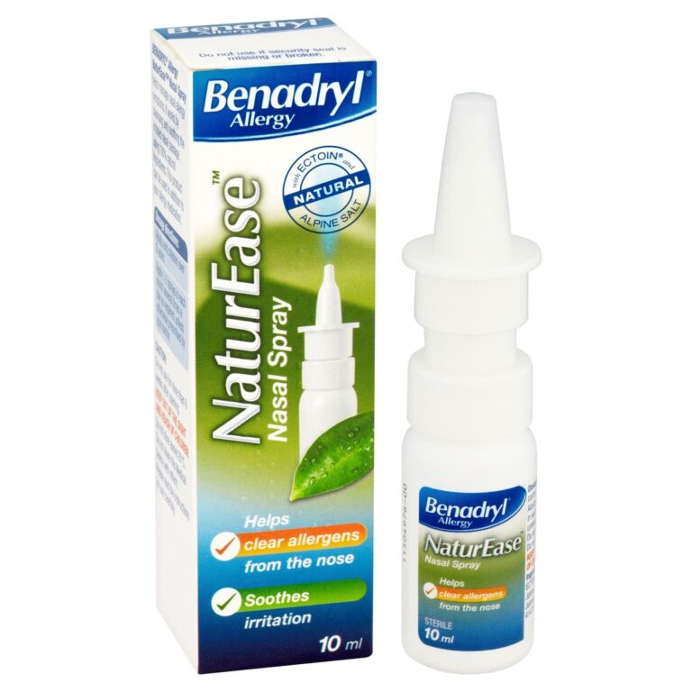 Buy Benadryl Allergy Naturease Nasal Spray, 10ml - Dock Pharmacy