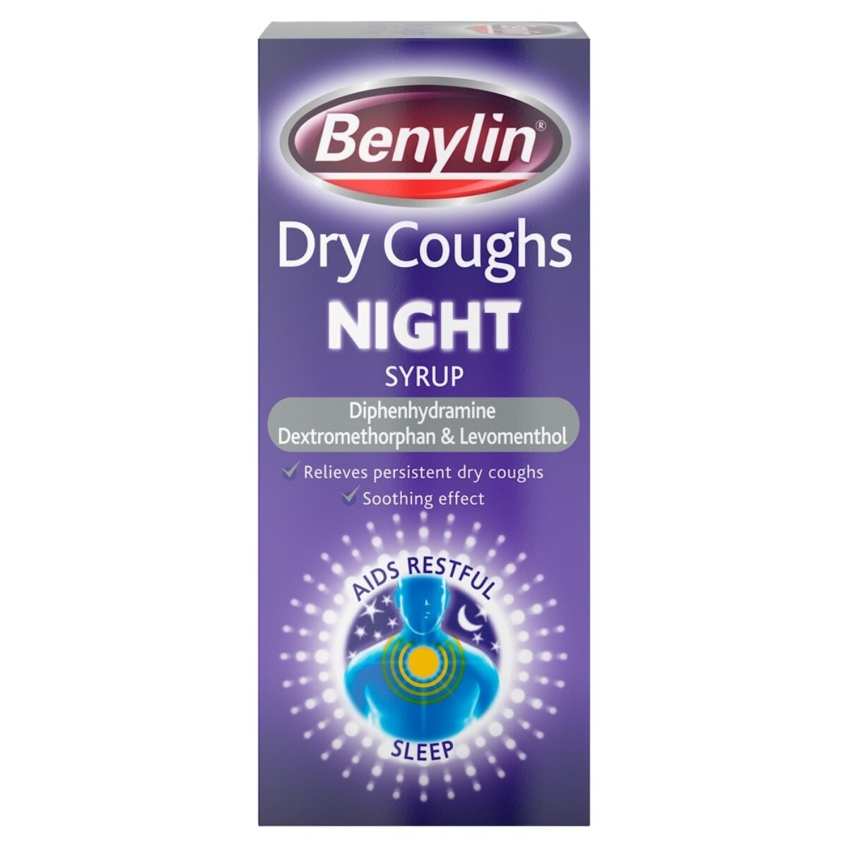 Buy Benylin Dry Cough Night Syrup, 150ml - Dock Pharmacy