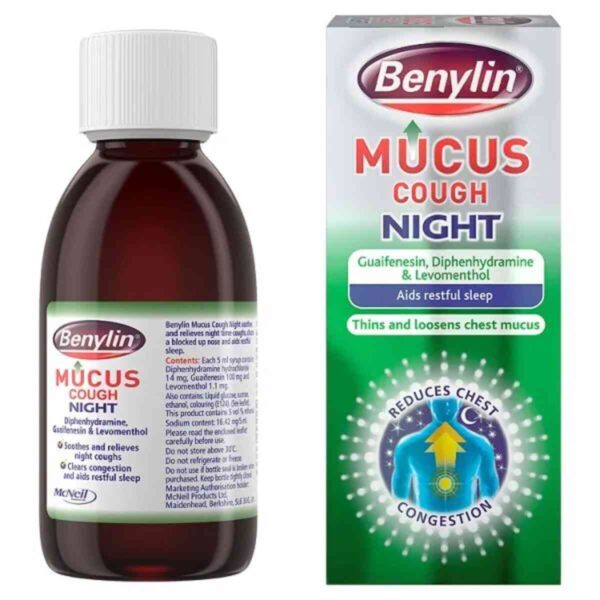 Benylin Mucus Cough Night, 150ml