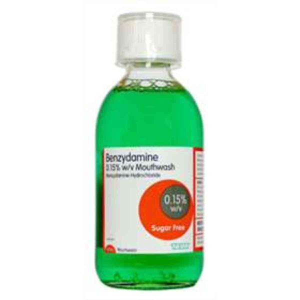 Benzydamine Mouthwash, 300ml