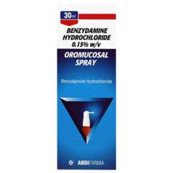 Benzydamine Spray – Sore Throat Spray, 30ml