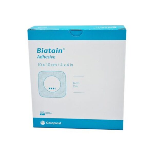 Biatain Adhesive Dressing 10cm X 10cm 3430, 10 Dressing