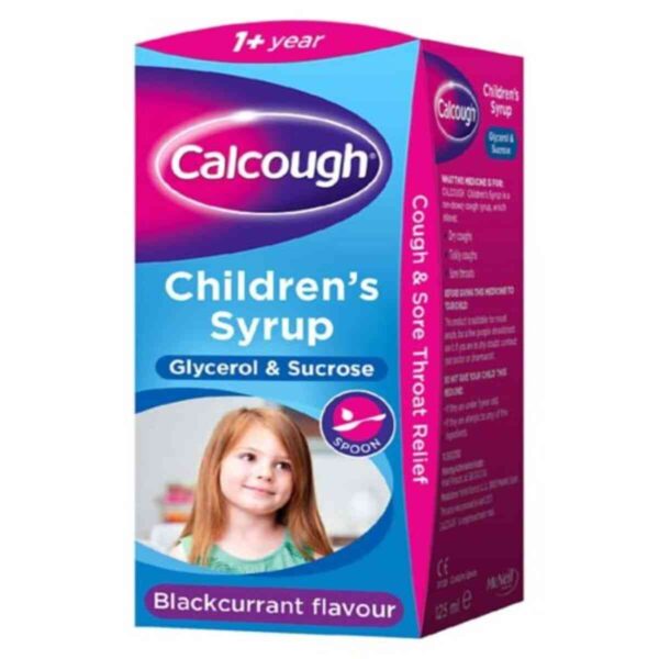 Calcough Childrens Soothing Syrup Blackcurrant, 125ml