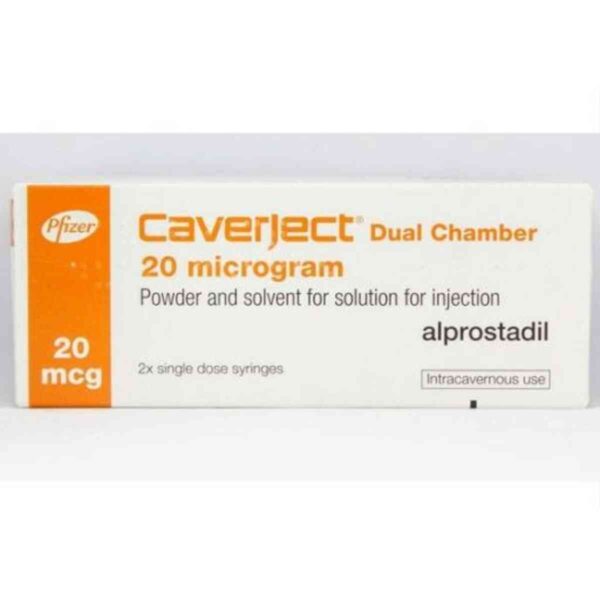 Caverject 20mcg Dual Chamber, 1 Pack