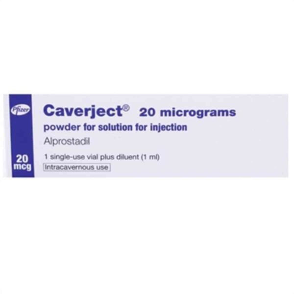 Caverject 20mcg Injection, 1 Pack