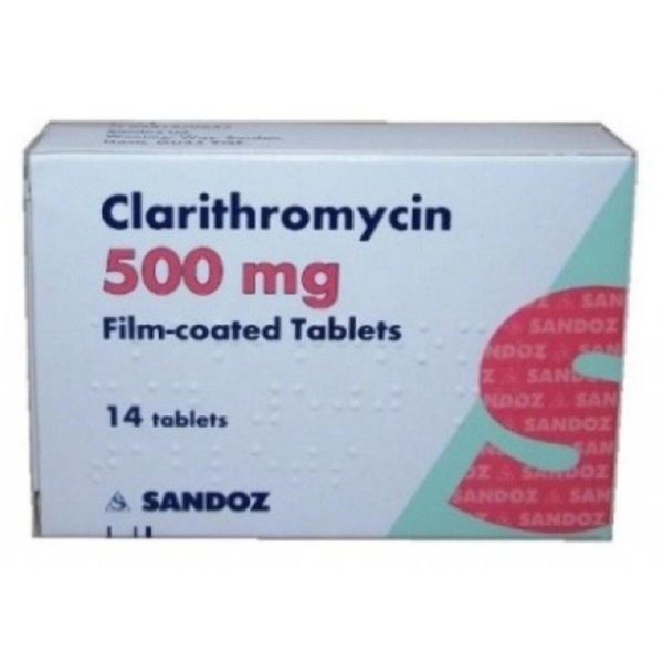 Clarithromycin 500mg Tablets, 14 Tablets