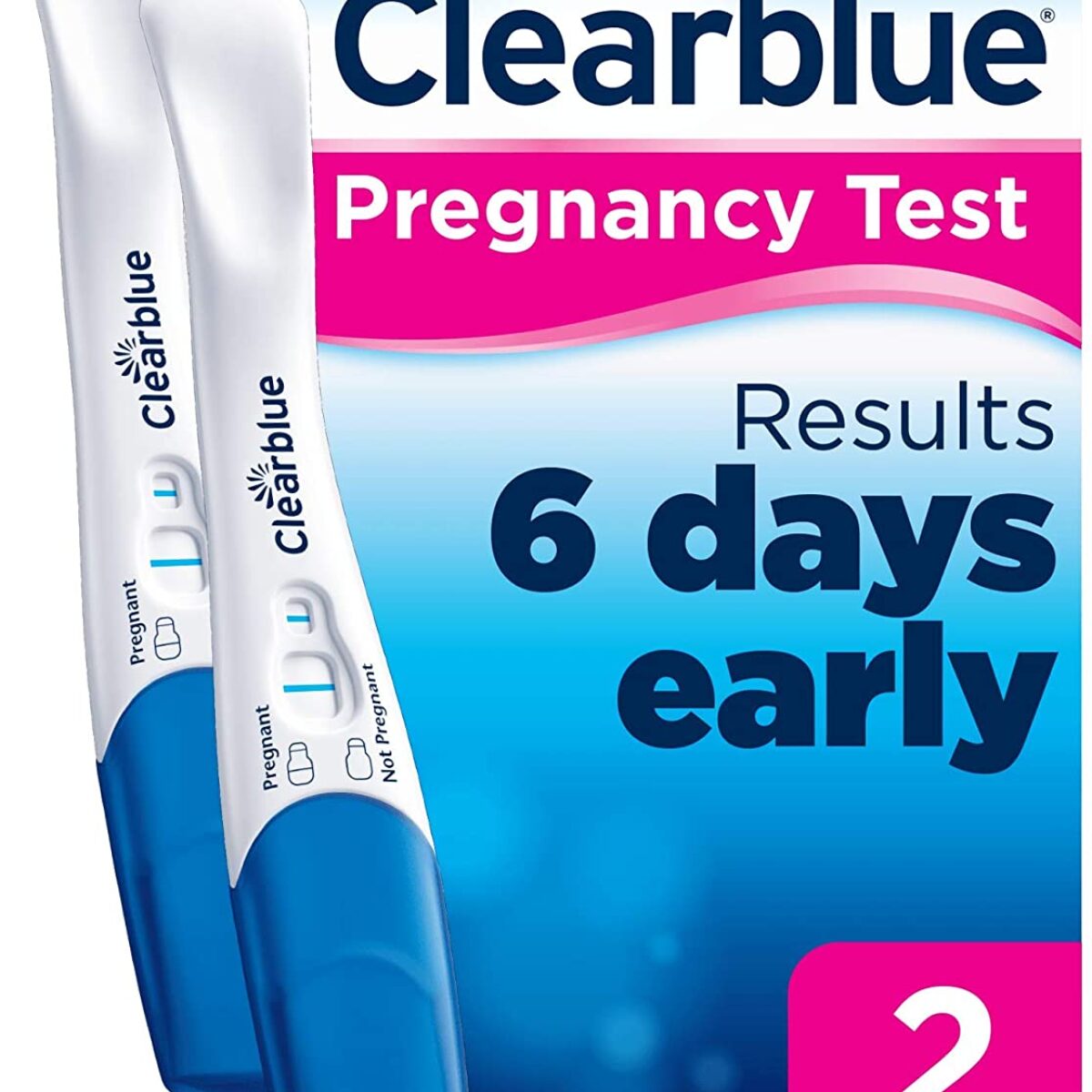 Buy Clearblue Ultra Early Detection Visual Pregnancy Test 2 Test Dock