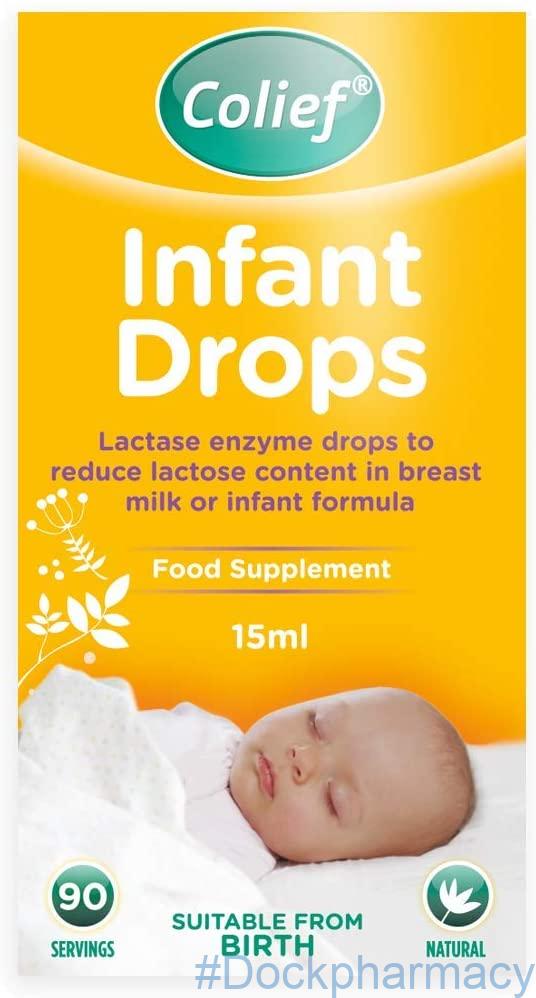 Colief Lactase Enzyme Infant Drops, 15ml Dock Pharmacy