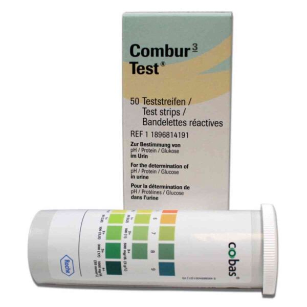 Combur 3 Urine Test Strips