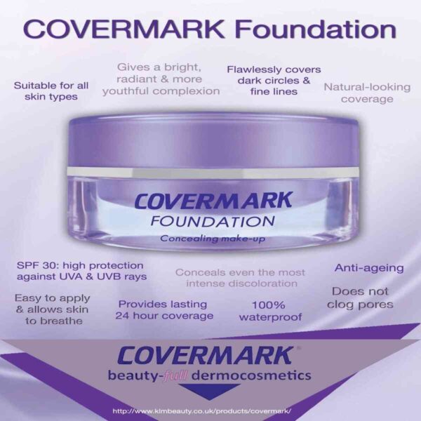 Covermark Foundation Waterproof Concealing Make Up 8c, 15ml