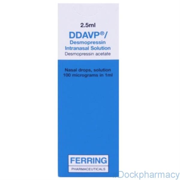 Desmopressin 100mcg/ml intranasal solution