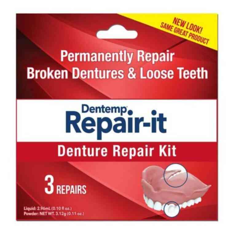 Buy Dentemp Denture Repair Kit, 3 Repair Kits Dock Pharmacy