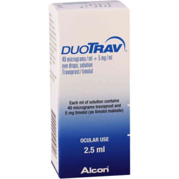 Duotrav Eye Drops, 2.5ml