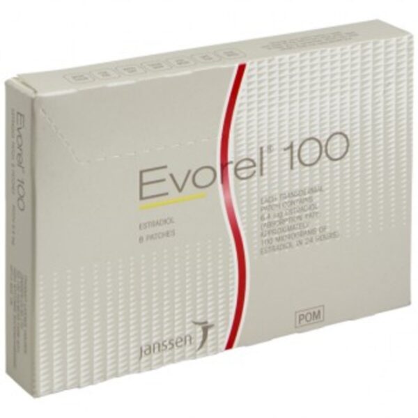 Evorel 100 Patches – Estradiol Patches 100mcg