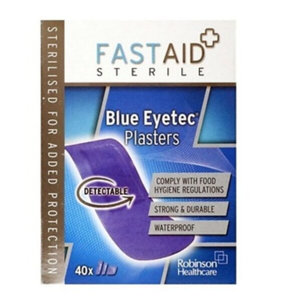 Fast Aid Blue Eyetec Plasters