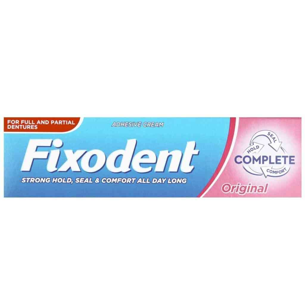 Buy Fixodent Cream Original Denture Adhesive, 47G - Dock Pharmacy