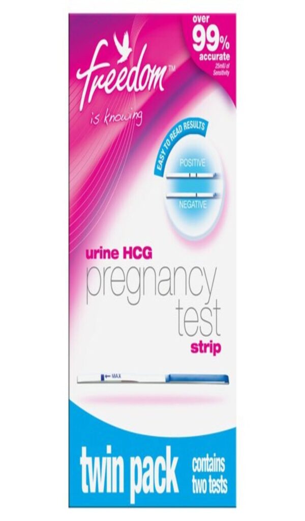 Freedom Urine HCG Pregnancy Test Strips