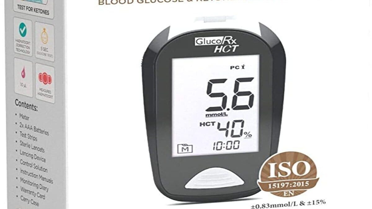 Buy GlucoRx HCT Blood Glucose And Ketone Meter - Dock Pharmacy