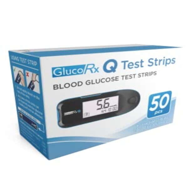 GlucoRx Q Blood Glucose Test Strips