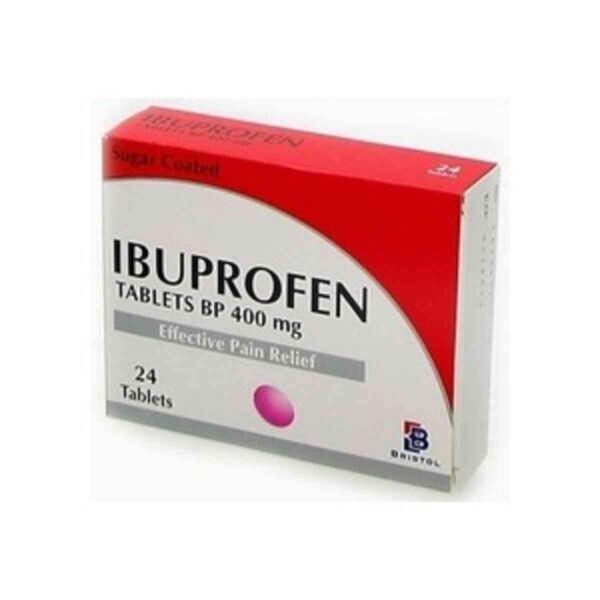 Ibuprofen Maximum Strenght 400mg Tablets, 24 Tablets