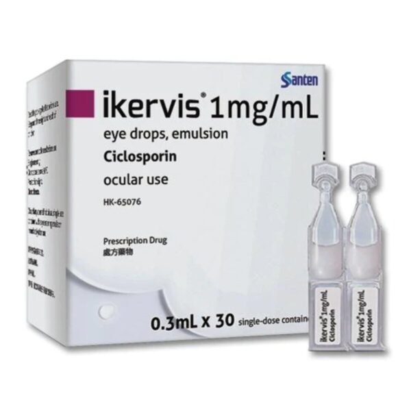 Ikervis Eye Drops - Ciclosporin Eye Drops, 0.3ml x 30