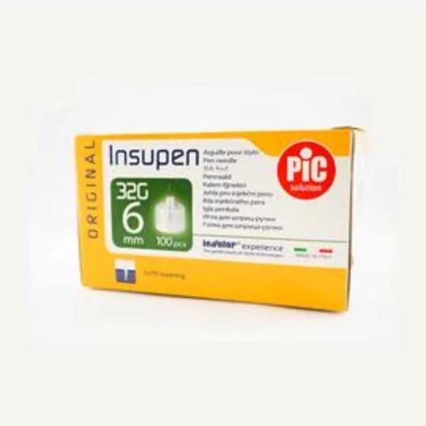 Insupen Pen Needles 6MM 32G, 100 Pen Needles