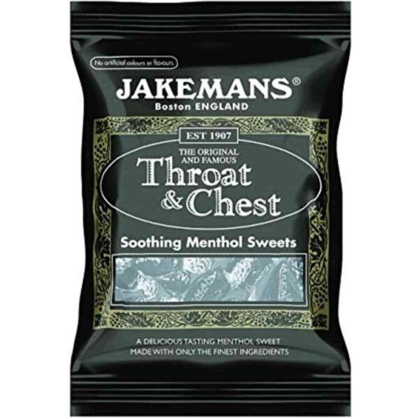 Jakemans Throat & Chest Soothing Menthol Sweets