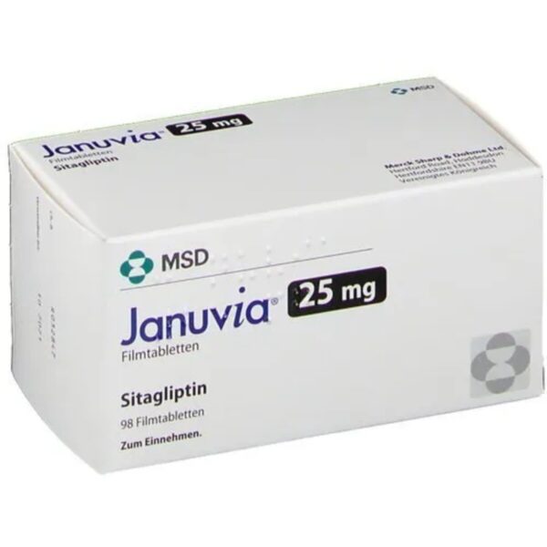 Januvia 25mg Tablets - Sitagliptin 25mg, 28 Tablets