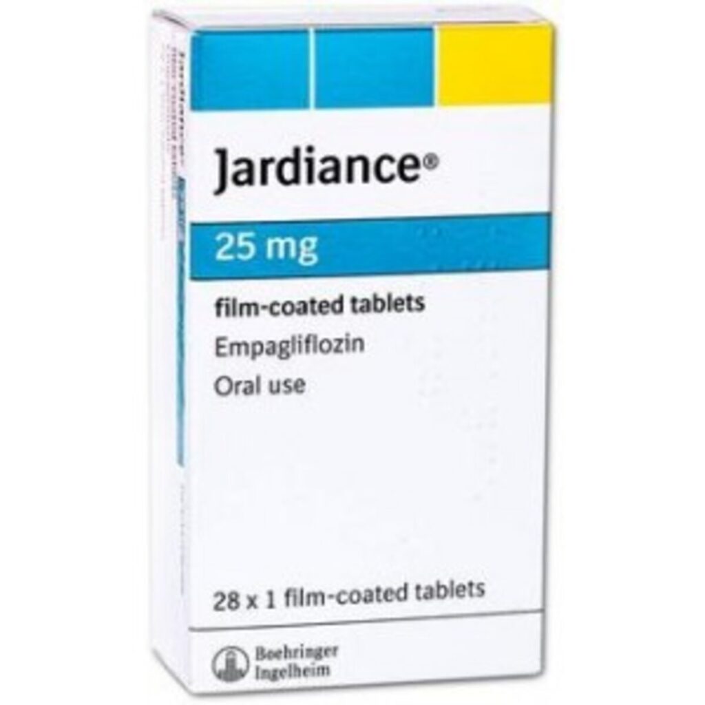 Buy Jardiance 25mg Tablets - Empagliflozin 25mg, 28 - Dock Pharmacy