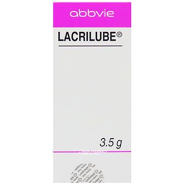 Lacri-Lube Eye Ointment, 3.5g tube, designed for soothing and long-lasting relief from dry eyes and nighttime eye protection.