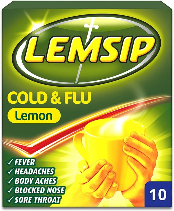 Lemsip Cold And Flu Lemon Sachets