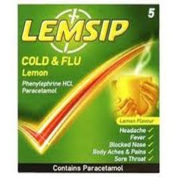 Lemsip Cold and Flu Lemon Sachets