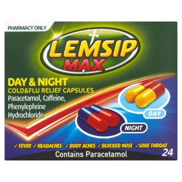 Lemsip Max Day And Night Cold And Flu Relief Capsules