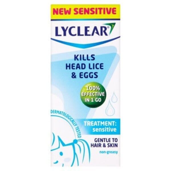 Lyclear Sensitive Lotion - Head Lice Treatment, 150ml