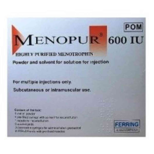 Menopur 600iu Vial Multidose Vial, Pack of 1