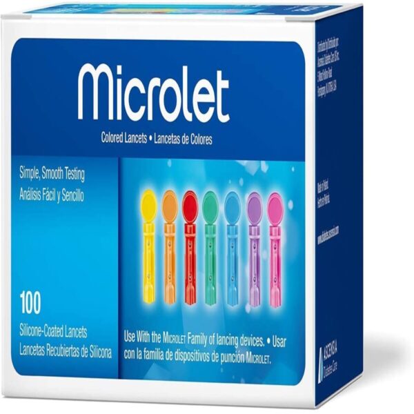 Microlet Lancet 28G Blood Glucose Testing Lancets