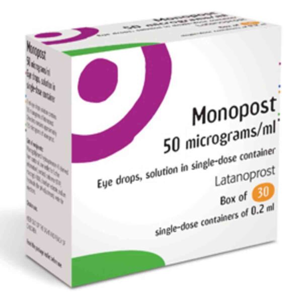 Monopost Eye Drops - Latanoprost Preservative Free, 30 Single Dose Units