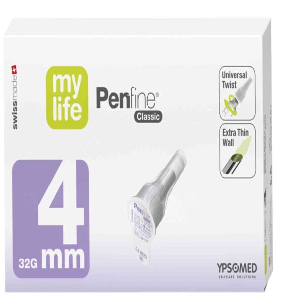 Mylife Penfine Classic Pen Needles 4mm